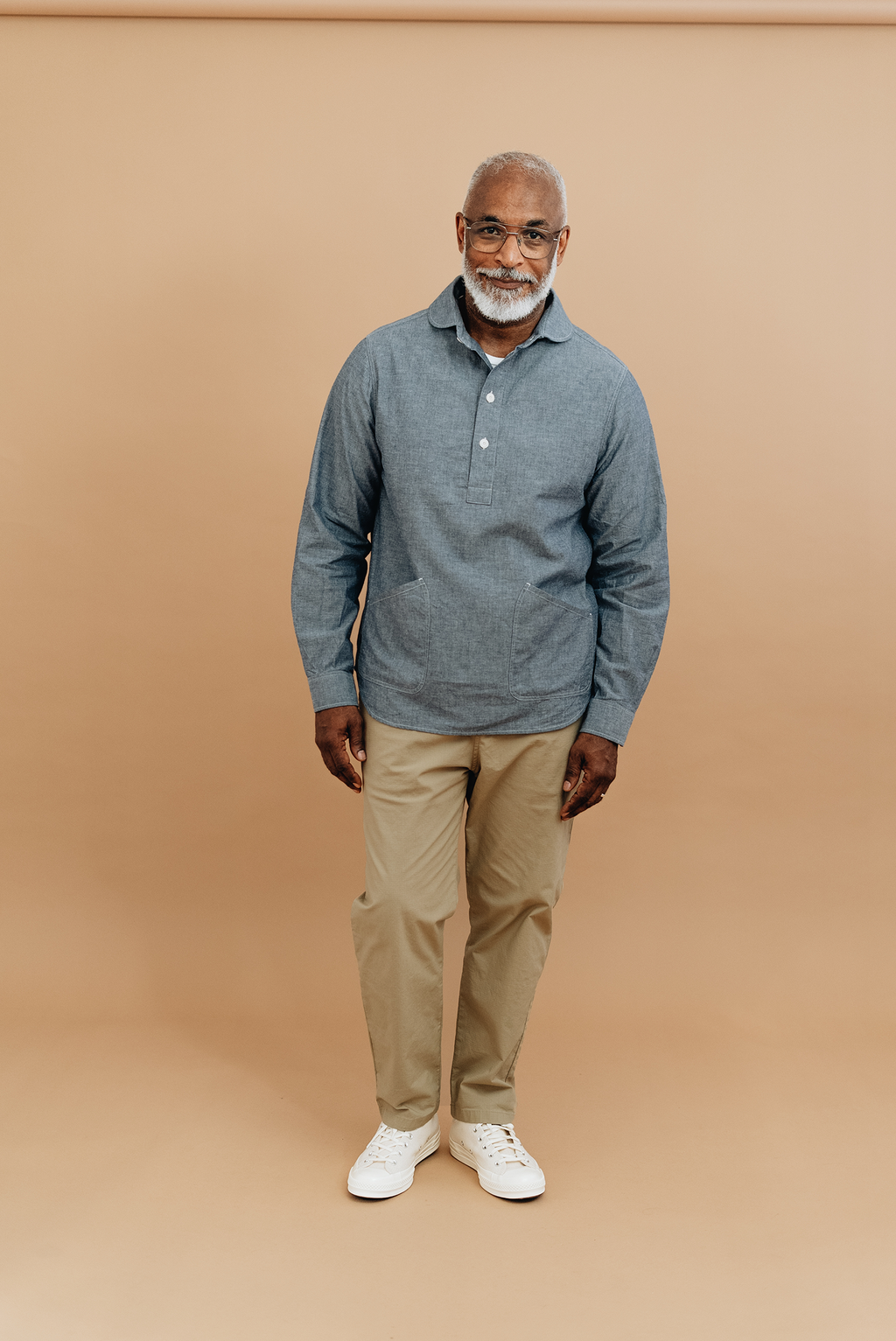Chambray Popover Workshirt Overshirt