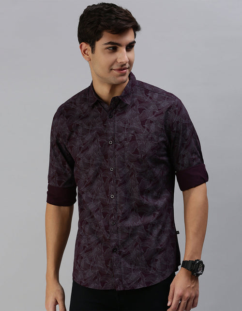 Black Printed Men's Shirt